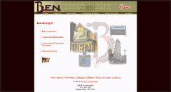 Desktop Screenshot of benconstruction.com